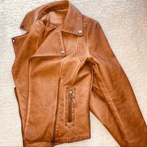 Faux Leather Jacket